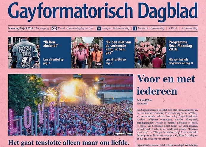 RD met toenadering homolobby op hellend vlak
