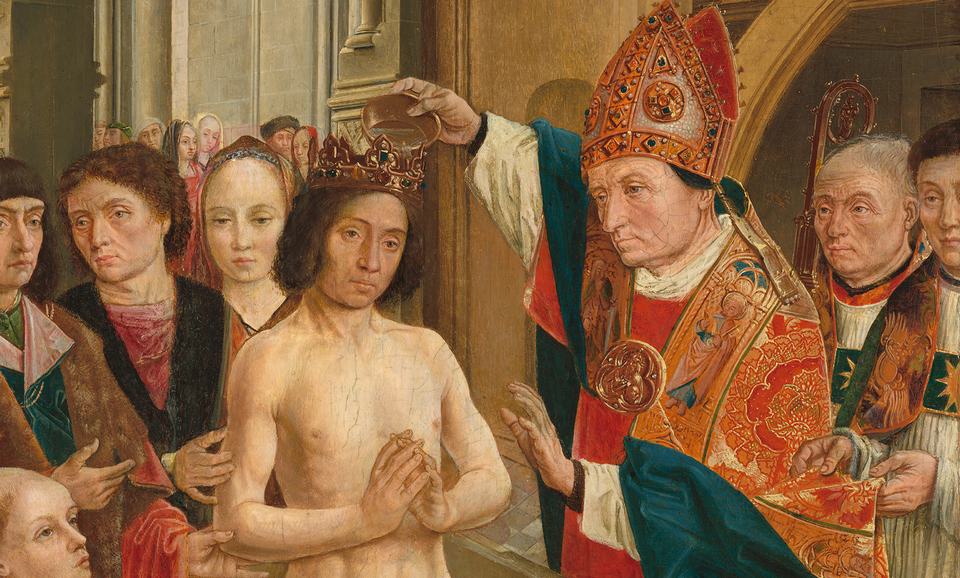 Sint-Remigius doopt koning Clovis