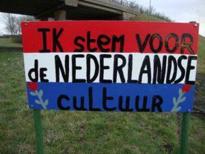 Nederlanders stemmen voor eigen cultuur