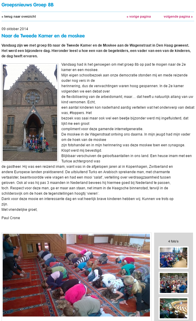 Melding: Basisschool Essesteijn in Voorburg