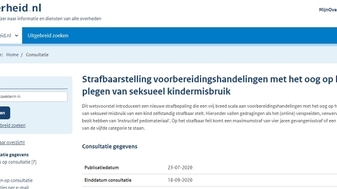 Steun via internet de nieuwe anti-pedofielenwet