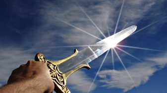 Een symbolische mesaanval kondigt de onthoofding van het Westen aan