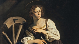 Sint-Catharina van Alexandrië: de vrijmoedige dame die de keizer vermaande