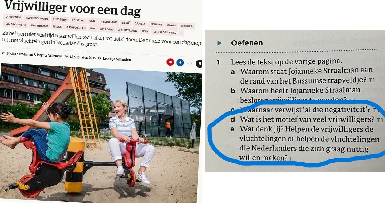 Waarom helpen Nederlanders asielzoekers? Uit eigenbelang!