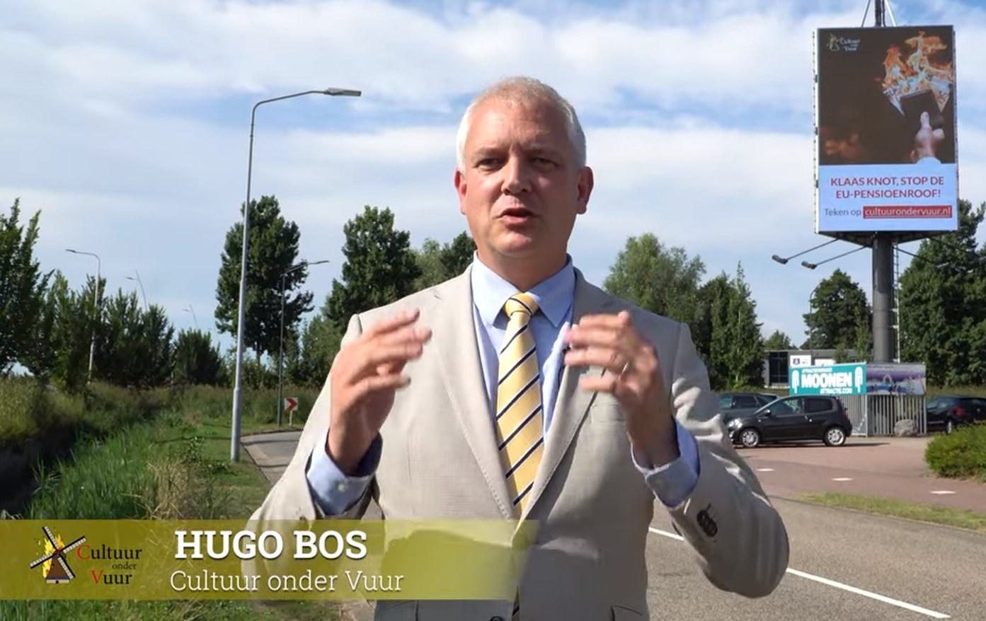 Video: Billboard roept Klaas Knot op: "Stop de EU-pensioenroof!"