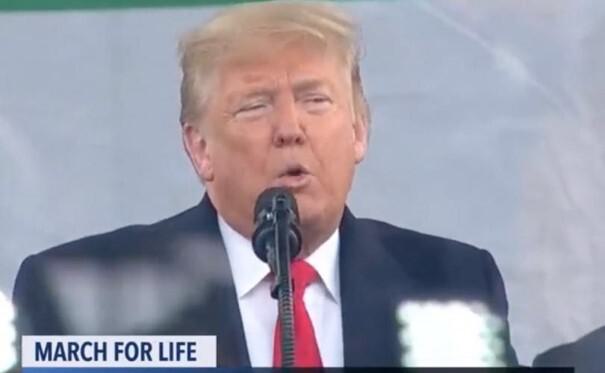 VOLLEDIGE TEKST: de historische toespraak van president Trump tijdens de March for Life 2020