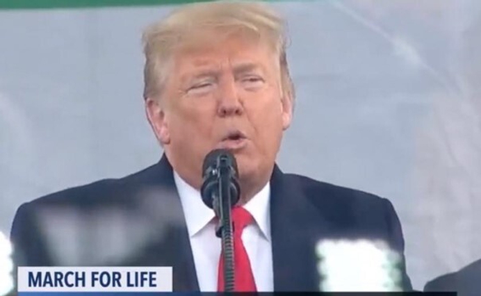 VOLLEDIGE TEKST: de historische toespraak van president Trump tijdens de March for Life 2020
