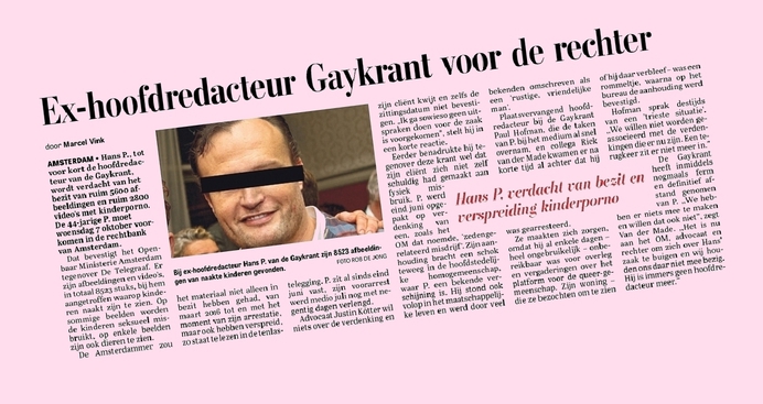 Pedofiel luchtje aan ‘homohuwelijk’ nu nóg sterker