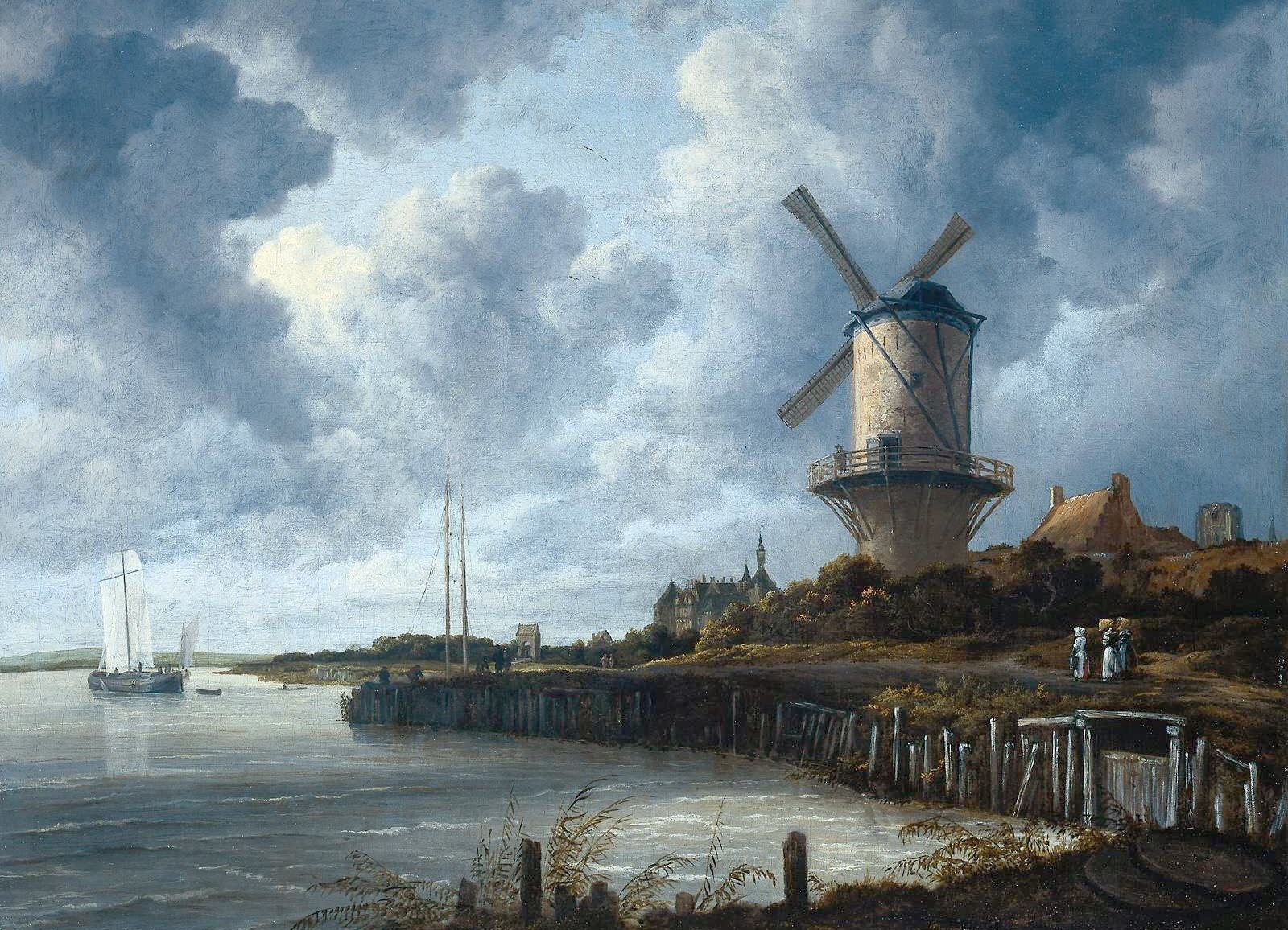 Windturbines bederven het Hollandse landschap