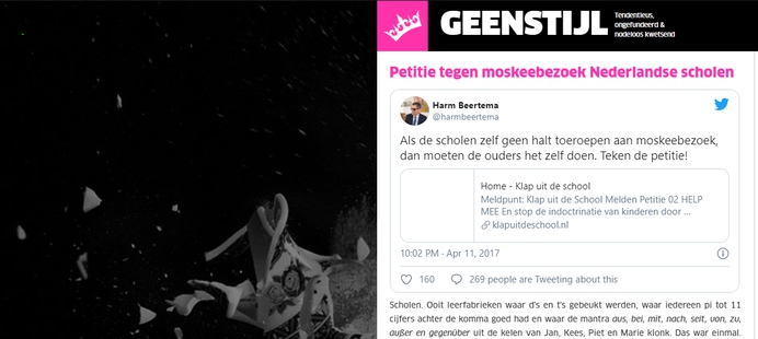 Petitie tegen 'bidden' in moskee gaat viral