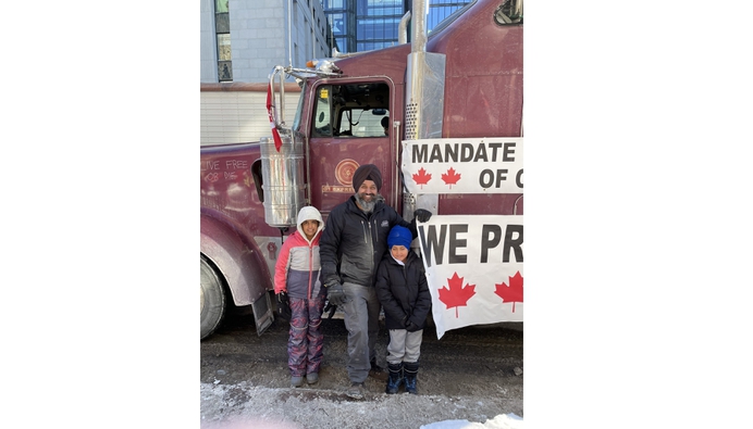 Trucker family