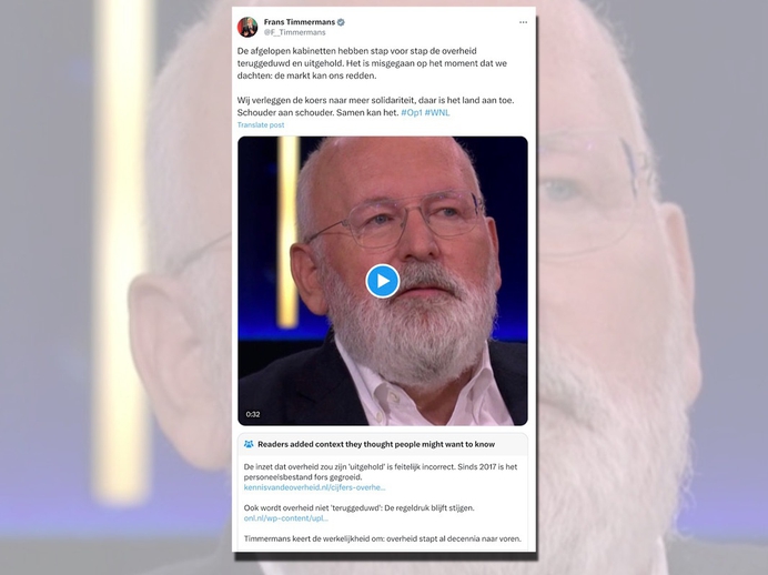 Afb frans timmermans artikel overheid uitholling 1