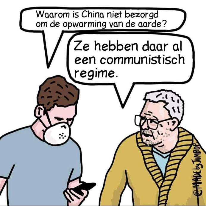 China klimaat communisme meme