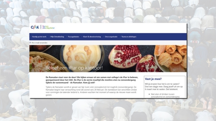 Islamisering: overheidsorganisatie roept op tot Ramadan en schaft kerstborrel af