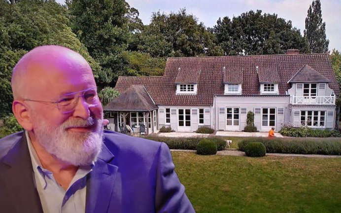 Het huis van Frans Timmermans: 'Verduurzaming' afdwingen in Europa, thuis blijft alles energielabel G