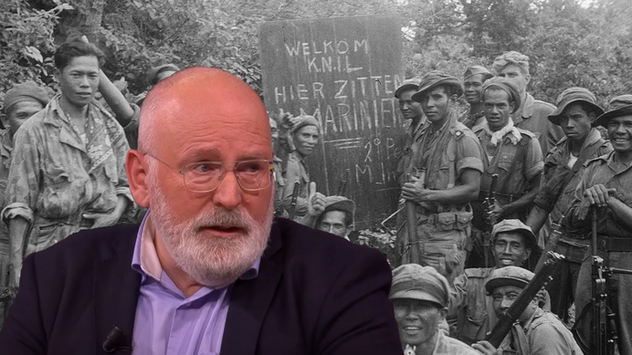 Frans Timmermans is tegen kolonialisme, behalve als het politiek slecht uitkomt