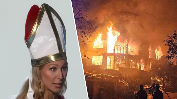 Hollywood steekt de draak met God en Kerk. Na de "vurige toespraken" breken er massale branden uit