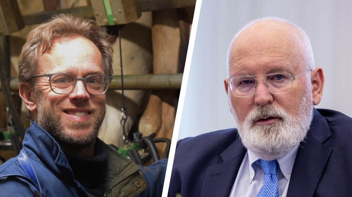 Boer maakt gehakt van Frans Timmermans' grondplannen