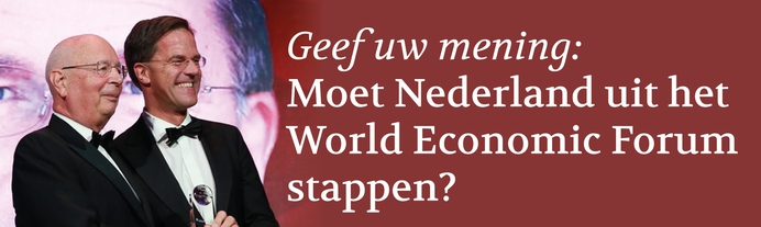 Vul de peiling in: Moet Nederland uit het World Economic Forum stappen?