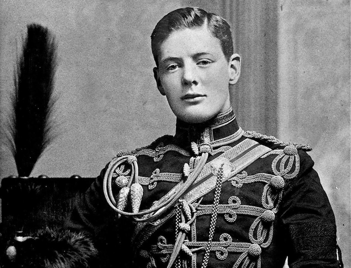 Young winston churchill