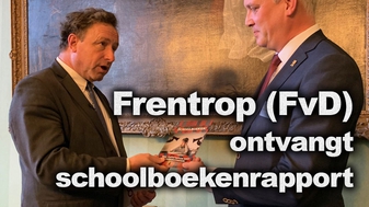 Paul Frentrop (FvD) over schoolboekenrapport 'linkse indoctrinatie in het onderwijs'