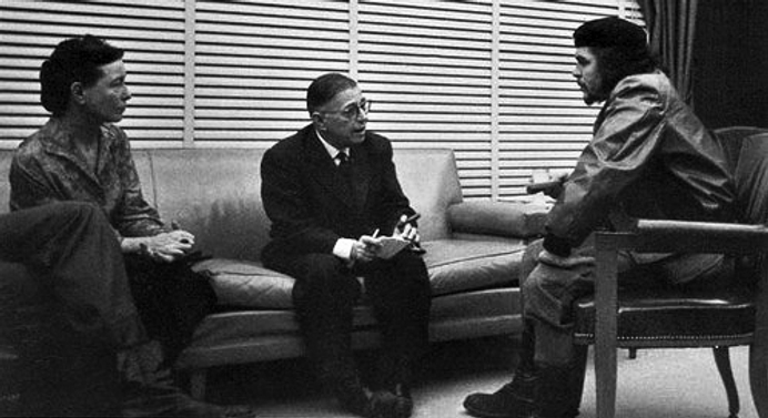 Beauvoir Sartre Che Guevara 1960 Cuba