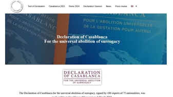 Casablanca-verklaring eist wereldwijd verbod op draagmoederschap