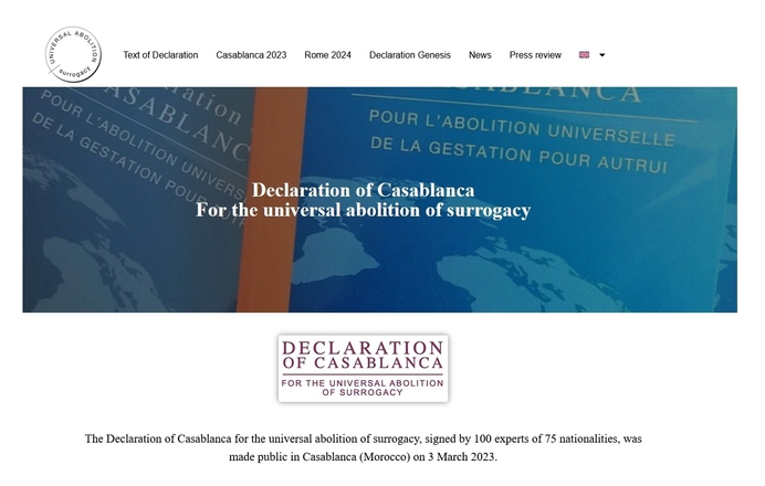 Casablanca-verklaring eist wereldwijd verbod op draagmoederschap