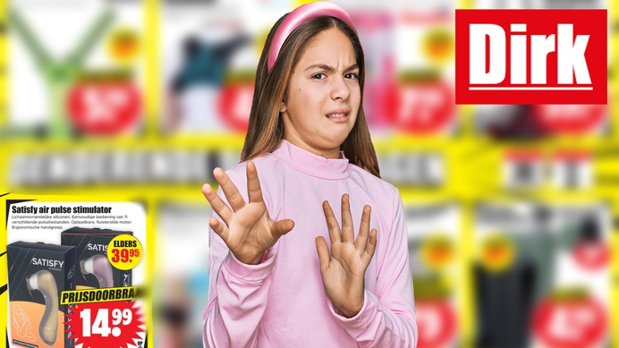 Dirk, stop géén seksspeeltjes in de folder met kinderspeelgoed!
