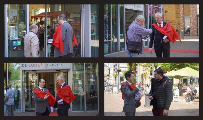 Straatcampagne tegen drag queen: ‘Wat zijn we blij jullie hier te zien!’