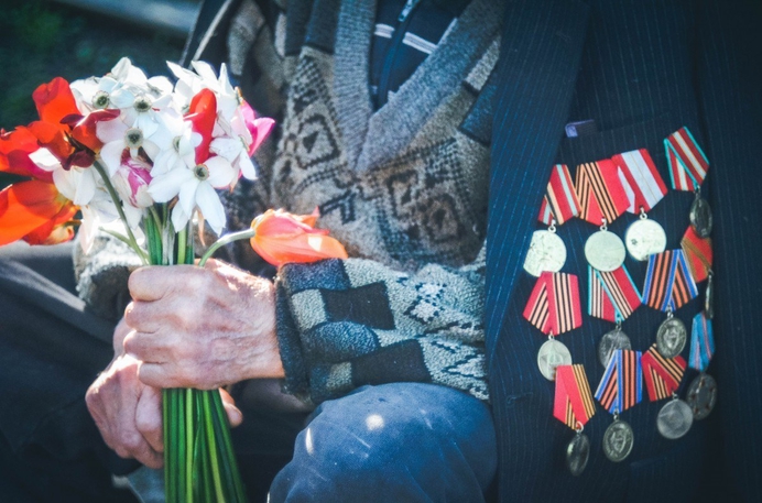 Medals for a veteran