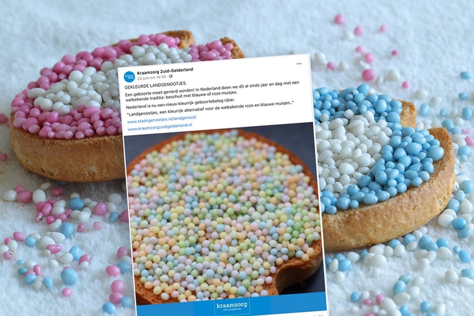 Genderneutrale regenboogmuisjes vallen niet in de smaak: “idioterie”
