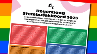 Partijen tekenen regenboogakkoord: 'groepsbelediging van transgenders' moet verboden worden