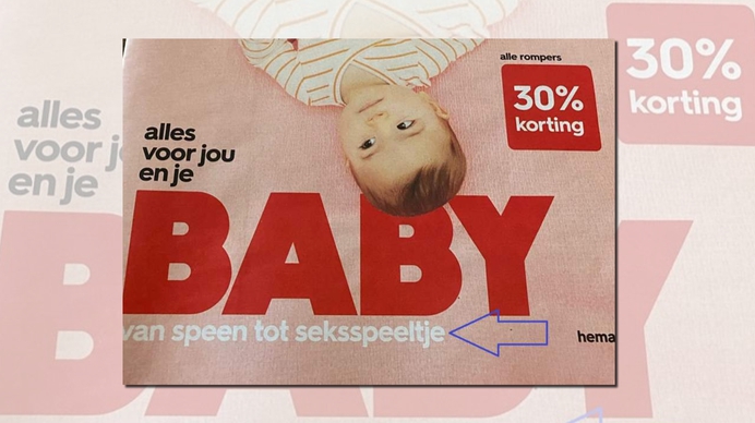 HEMA, haal seksspeeltjes uit de schappen. Stop het promoten van seksuele perversie!