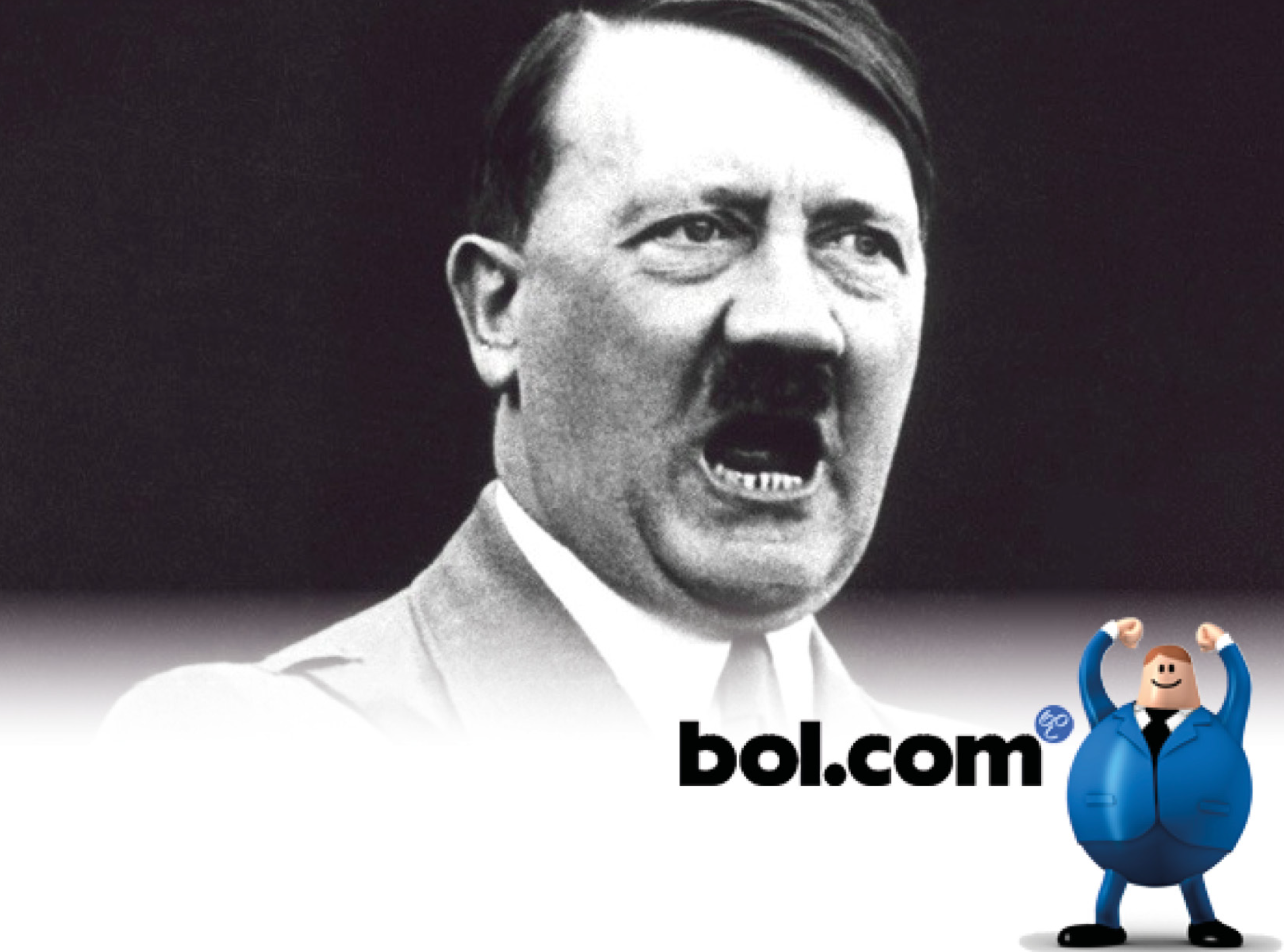 Bol.com censureert kritiek op homoagenda, maar verkoopt wel Adolf Hitler