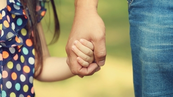 Parent child hand