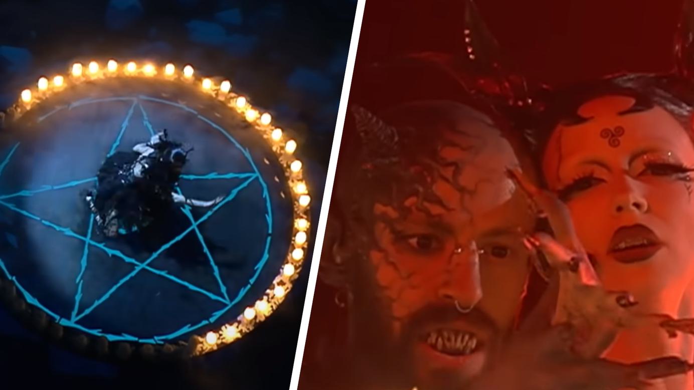 The Weekend Satanic Performance Satanische act bij Eurovisiesongfestival schokt… | Gezin in Gevaar