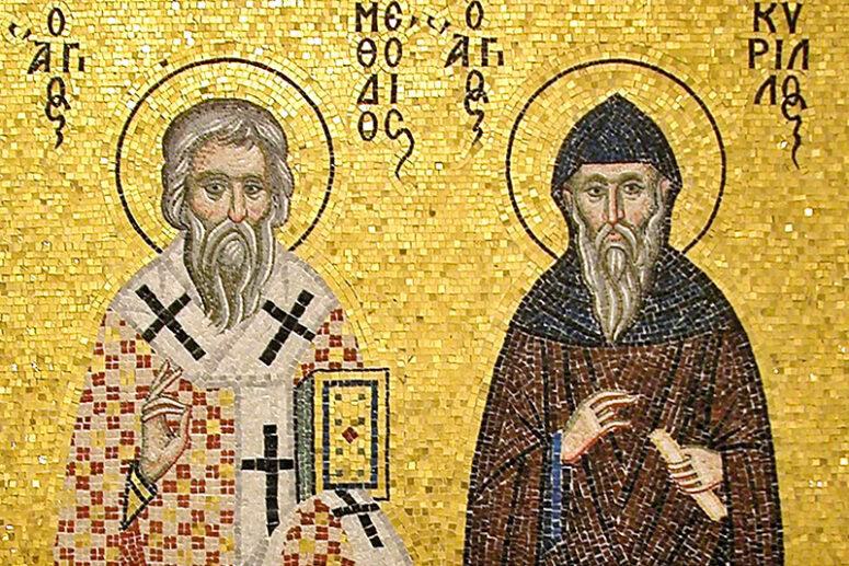 De heilige broers Cyrillus en Methodius, apostelen van de Slaven