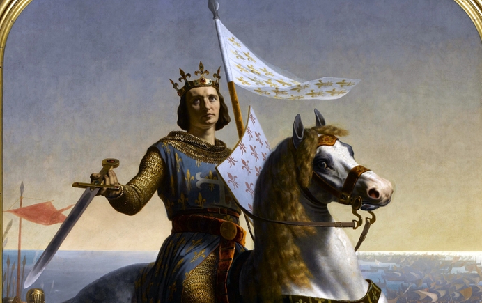 Emile Signol Louis IX Lodewijk de Heilige WP