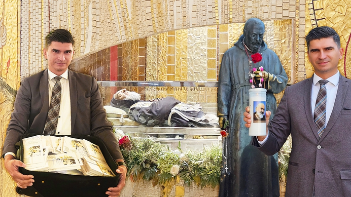 Padre Pio, bid voor ons! Vrijwilligers brengen nieuwe intenties bij het graf van de heilige in San Giovanni Rotondo