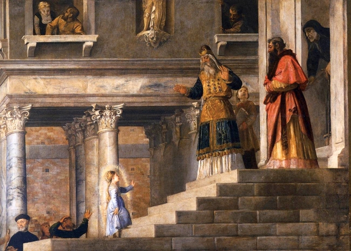 Opdracht in de Tempel van Onze Lieve Vrouw