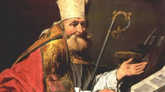 De heilige Ambrosius van Milaan weerstond de wereldlijke machten en triomfeerde voor God