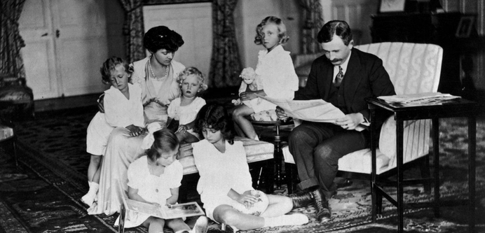 Karel en familie 1921
