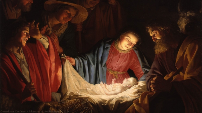 Een Kerstmeditatie naast het Kind Jezus in de kribbe