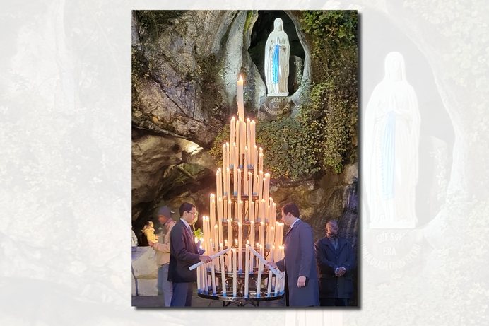 Vrijwilligers brengen intenties in Lourdes: 'Niets is te moeilijk voor de Koningin van Hemel en Aarde'