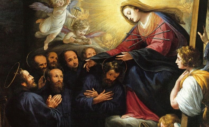 De zeven heilige stichters van de Servieten