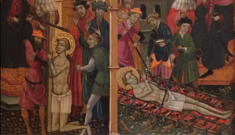 De marteldood van Sint-Laurentius: “Draai me om. Deze kant is gaar.”