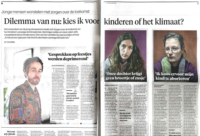 Abortus voor het klimaat: “heel gezonde reactie op een extreme situatie”