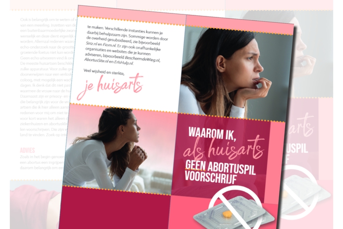 Huisartsen krijgen brief met kritische informatie over abortuspil