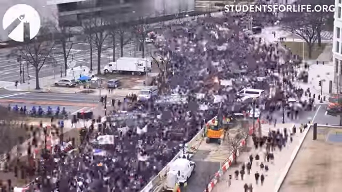 March for Life in Washington trekt 150.000 mensen